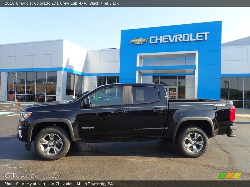 Black / Jet Black 2018 Chevrolet Colorado Z71 Crew Cab 4x4