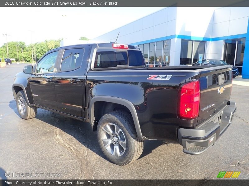 Black / Jet Black 2018 Chevrolet Colorado Z71 Crew Cab 4x4