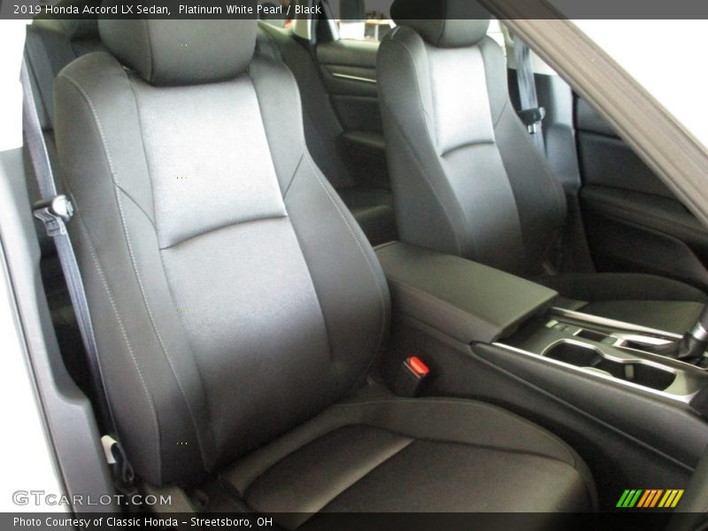 Platinum White Pearl / Black 2019 Honda Accord LX Sedan