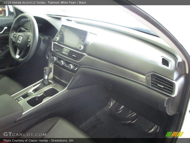 Platinum White Pearl / Black 2019 Honda Accord LX Sedan