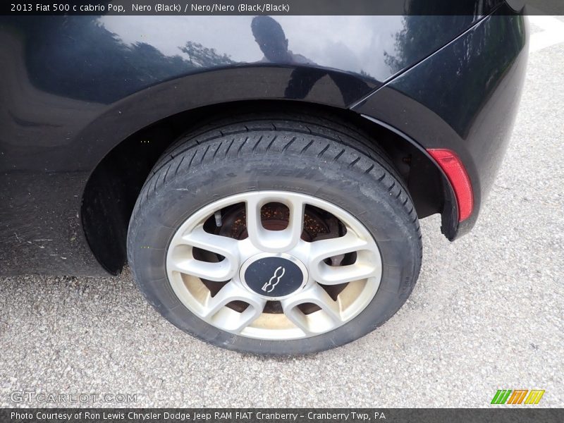 Nero (Black) / Nero/Nero (Black/Black) 2013 Fiat 500 c cabrio Pop