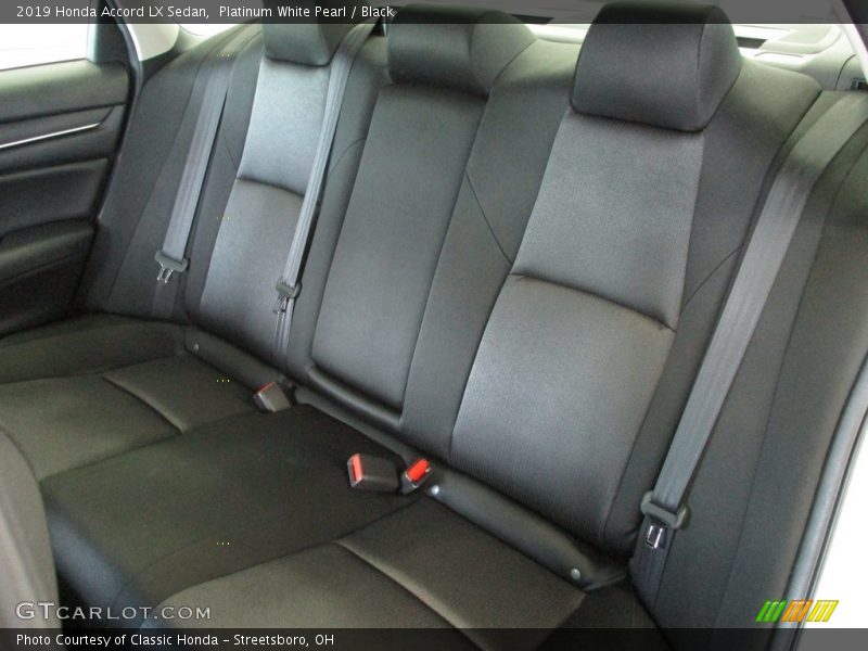 Platinum White Pearl / Black 2019 Honda Accord LX Sedan