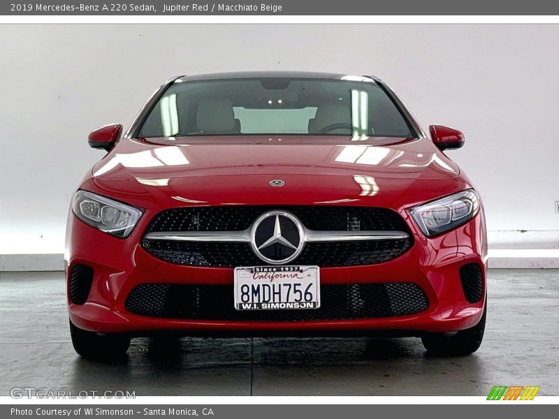 Jupiter Red / Macchiato Beige 2019 Mercedes-Benz A 220 Sedan