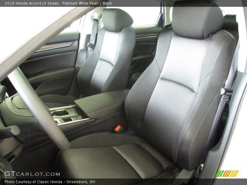Platinum White Pearl / Black 2019 Honda Accord LX Sedan