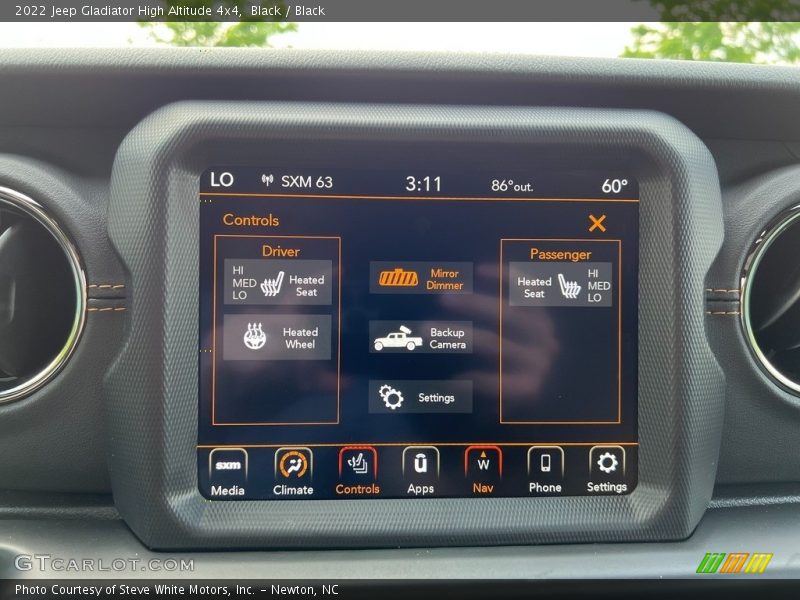 Black / Black 2022 Jeep Gladiator High Altitude 4x4