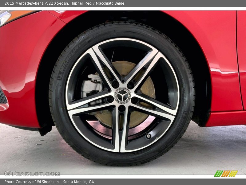 Jupiter Red / Macchiato Beige 2019 Mercedes-Benz A 220 Sedan
