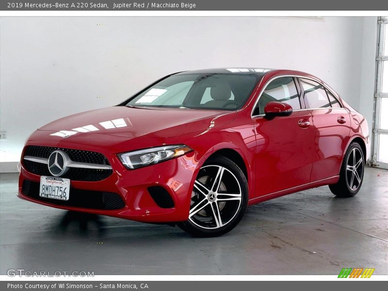 Jupiter Red / Macchiato Beige 2019 Mercedes-Benz A 220 Sedan