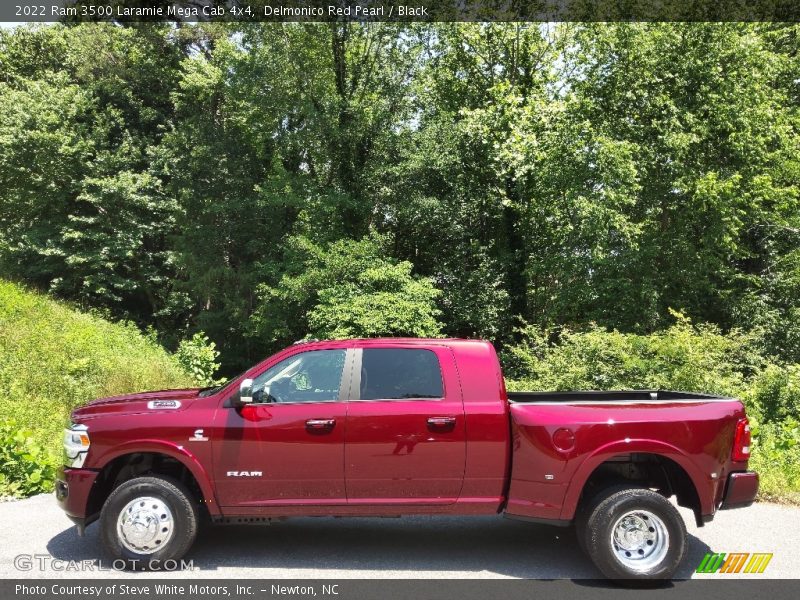  2022 3500 Laramie Mega Cab 4x4 Delmonico Red Pearl