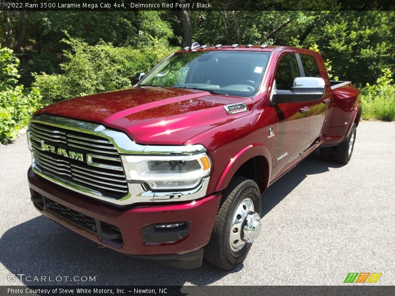 Delmonico Red Pearl / Black 2022 Ram 3500 Laramie Mega Cab 4x4