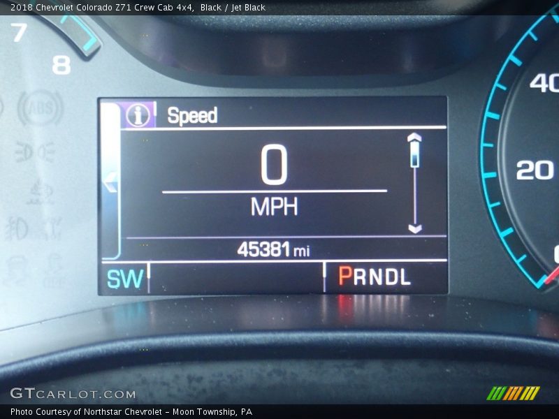Black / Jet Black 2018 Chevrolet Colorado Z71 Crew Cab 4x4