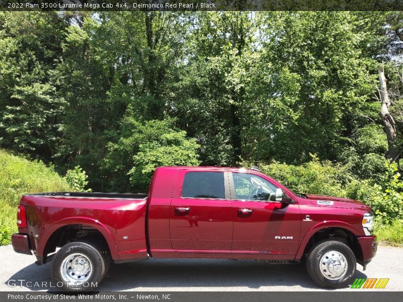  2022 3500 Laramie Mega Cab 4x4 Delmonico Red Pearl