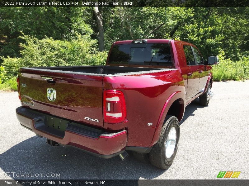 Delmonico Red Pearl / Black 2022 Ram 3500 Laramie Mega Cab 4x4