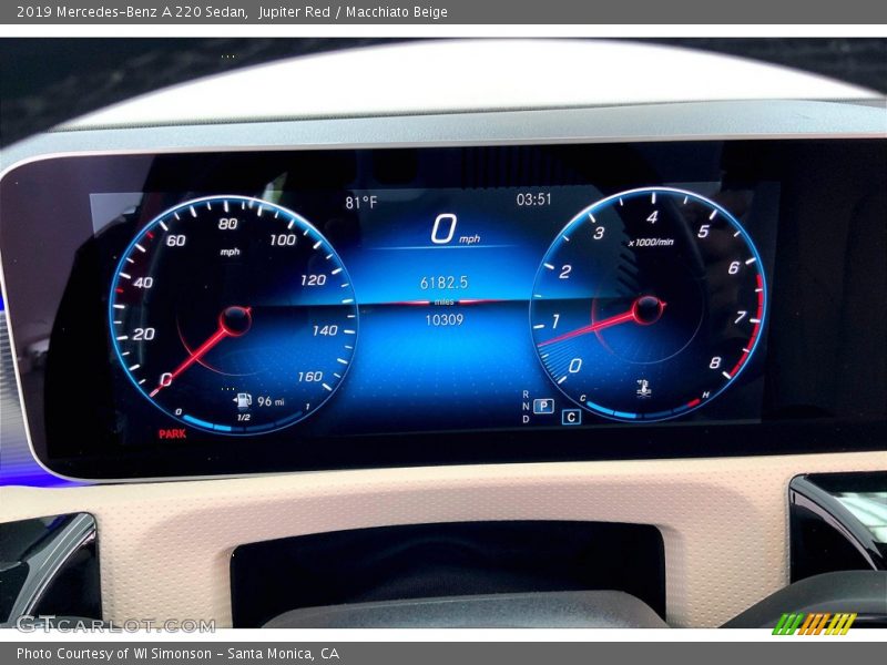 Jupiter Red / Macchiato Beige 2019 Mercedes-Benz A 220 Sedan