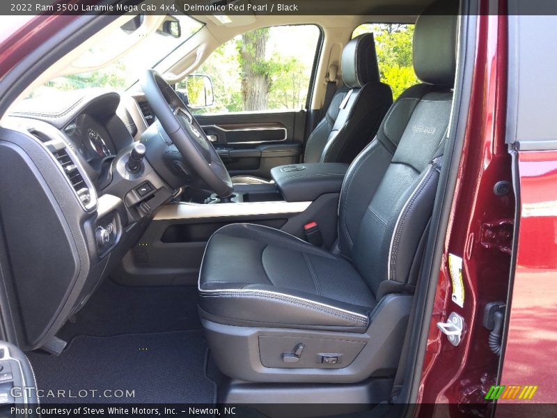 Delmonico Red Pearl / Black 2022 Ram 3500 Laramie Mega Cab 4x4