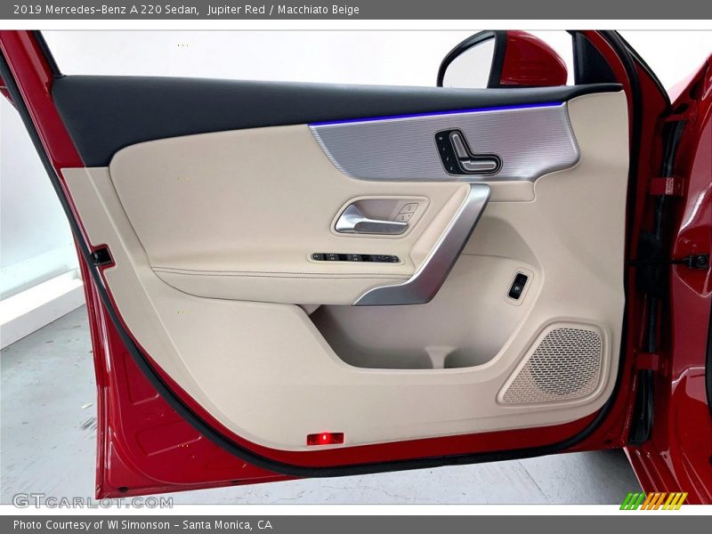 Jupiter Red / Macchiato Beige 2019 Mercedes-Benz A 220 Sedan
