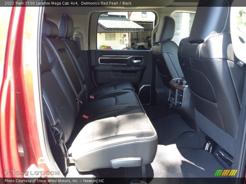 Rear Seat of 2022 3500 Laramie Mega Cab 4x4