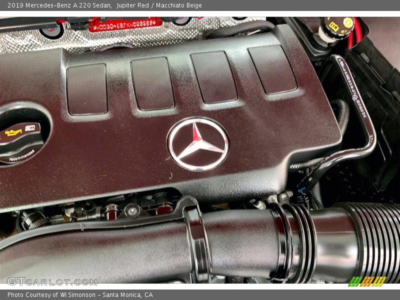 Jupiter Red / Macchiato Beige 2019 Mercedes-Benz A 220 Sedan