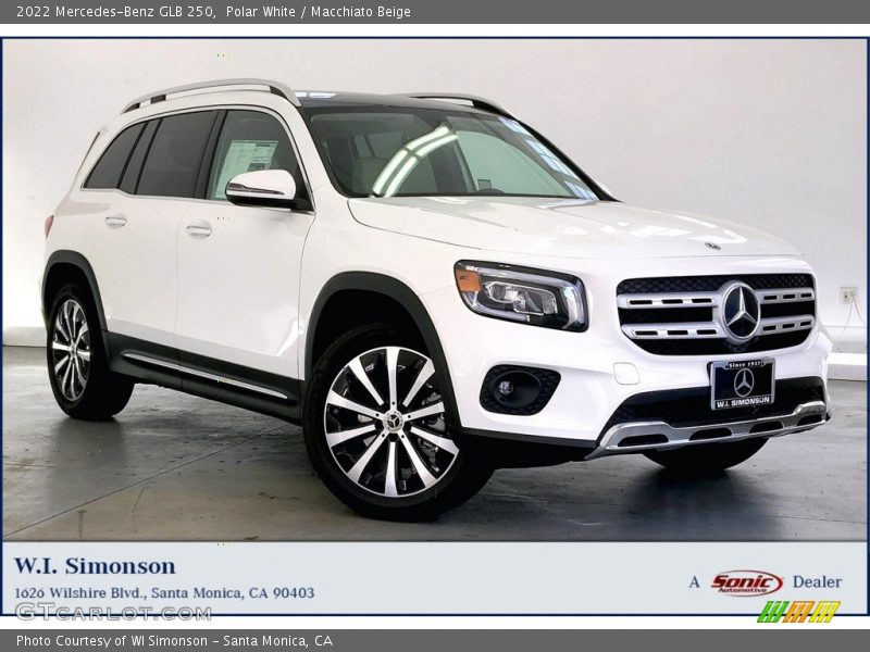 Polar White / Macchiato Beige 2022 Mercedes-Benz GLB 250