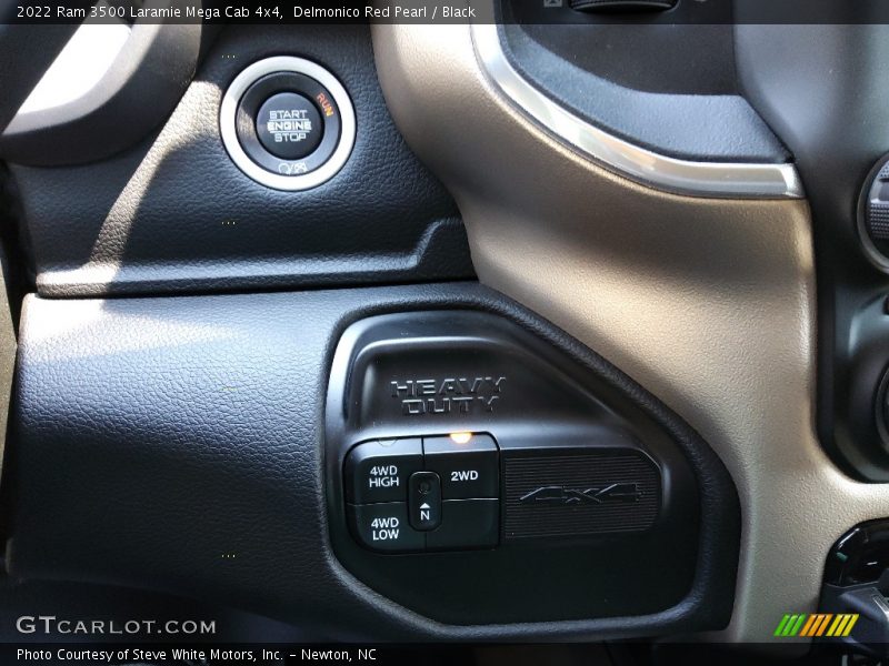 Controls of 2022 3500 Laramie Mega Cab 4x4
