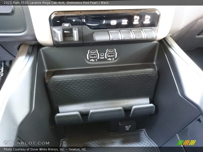 Delmonico Red Pearl / Black 2022 Ram 3500 Laramie Mega Cab 4x4