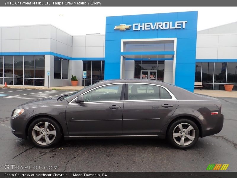 Taupe Gray Metallic / Ebony 2011 Chevrolet Malibu LT