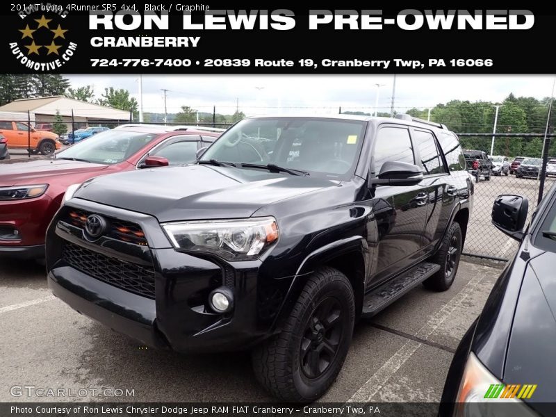 Black / Graphite 2014 Toyota 4Runner SR5 4x4