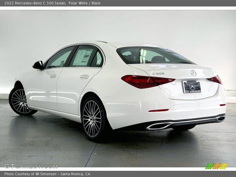 Polar White / Black 2022 Mercedes-Benz C 300 Sedan