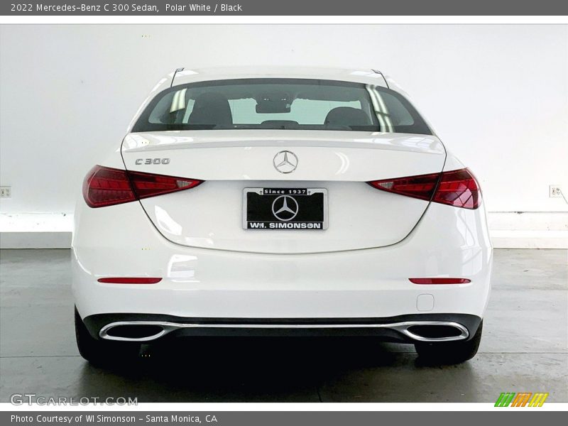 Polar White / Black 2022 Mercedes-Benz C 300 Sedan