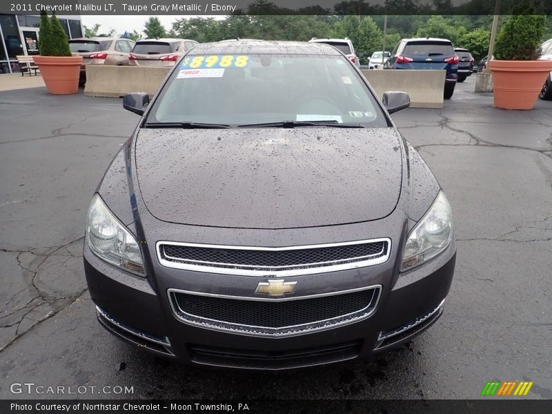 Taupe Gray Metallic / Ebony 2011 Chevrolet Malibu LT
