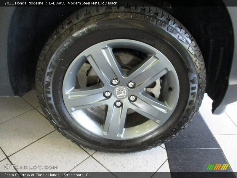 Modern Steel Metallic / Black 2021 Honda Ridgeline RTL-E AWD