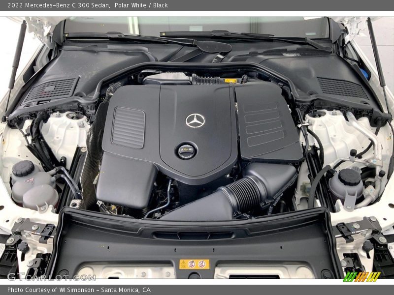 Polar White / Black 2022 Mercedes-Benz C 300 Sedan