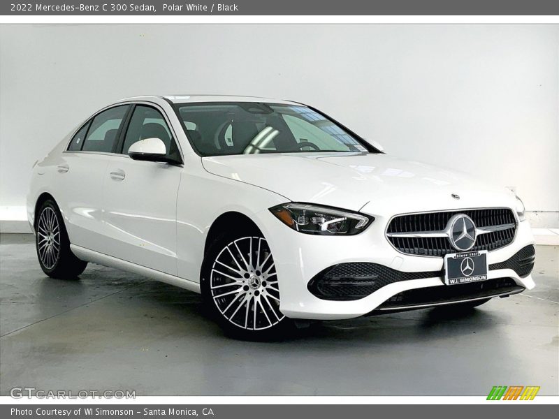 Polar White / Black 2022 Mercedes-Benz C 300 Sedan