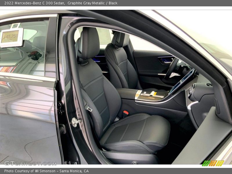 Graphite Gray Metallic / Black 2022 Mercedes-Benz C 300 Sedan