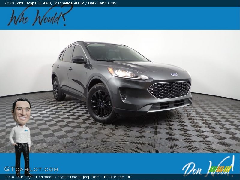 Magnetic Metallic / Dark Earth Gray 2020 Ford Escape SE 4WD