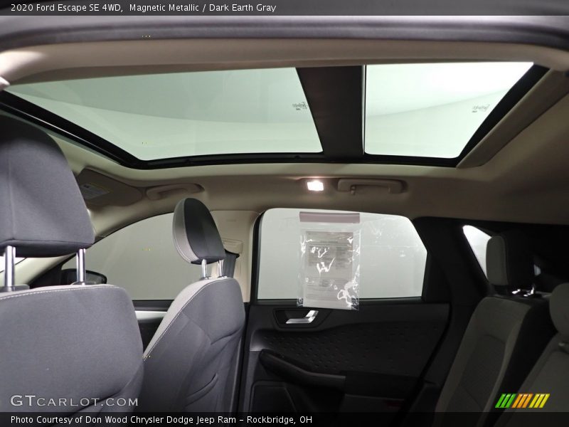 Magnetic Metallic / Dark Earth Gray 2020 Ford Escape SE 4WD