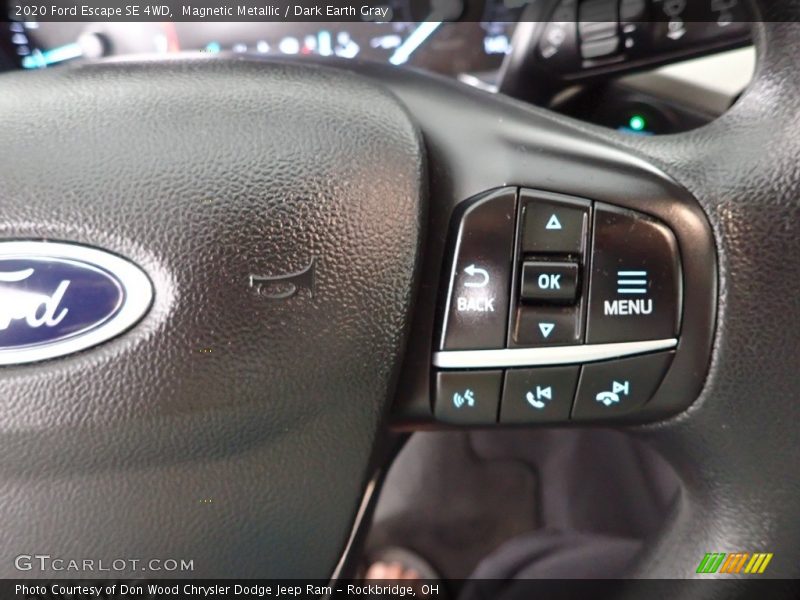 Magnetic Metallic / Dark Earth Gray 2020 Ford Escape SE 4WD