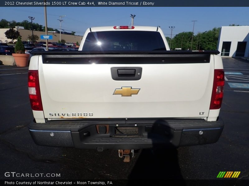 White Diamond Tricoat / Ebony 2012 Chevrolet Silverado 1500 LT Crew Cab 4x4