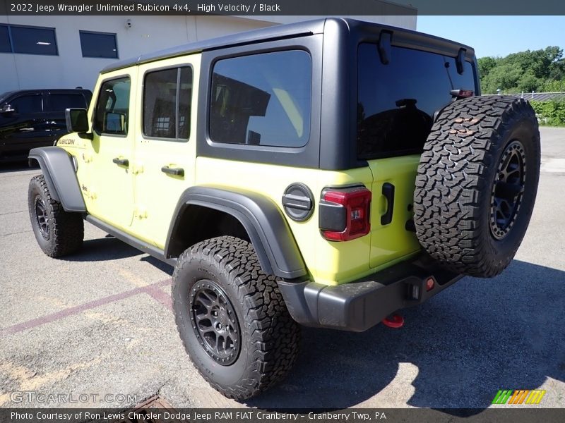 High Velocity / Black 2022 Jeep Wrangler Unlimited Rubicon 4x4