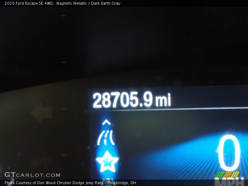 Magnetic Metallic / Dark Earth Gray 2020 Ford Escape SE 4WD