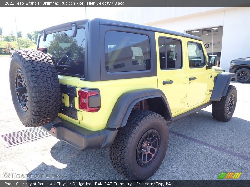 High Velocity / Black 2022 Jeep Wrangler Unlimited Rubicon 4x4
