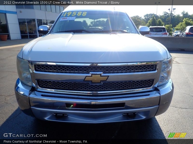 White Diamond Tricoat / Ebony 2012 Chevrolet Silverado 1500 LT Crew Cab 4x4