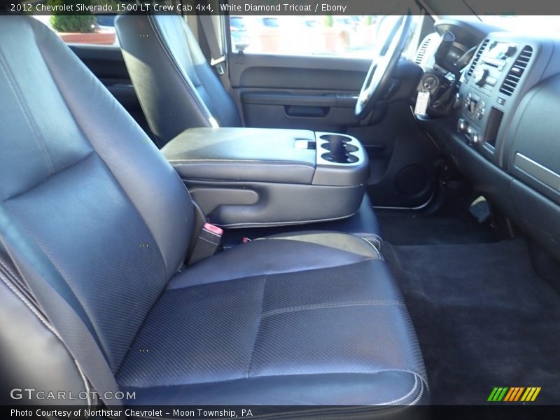 White Diamond Tricoat / Ebony 2012 Chevrolet Silverado 1500 LT Crew Cab 4x4