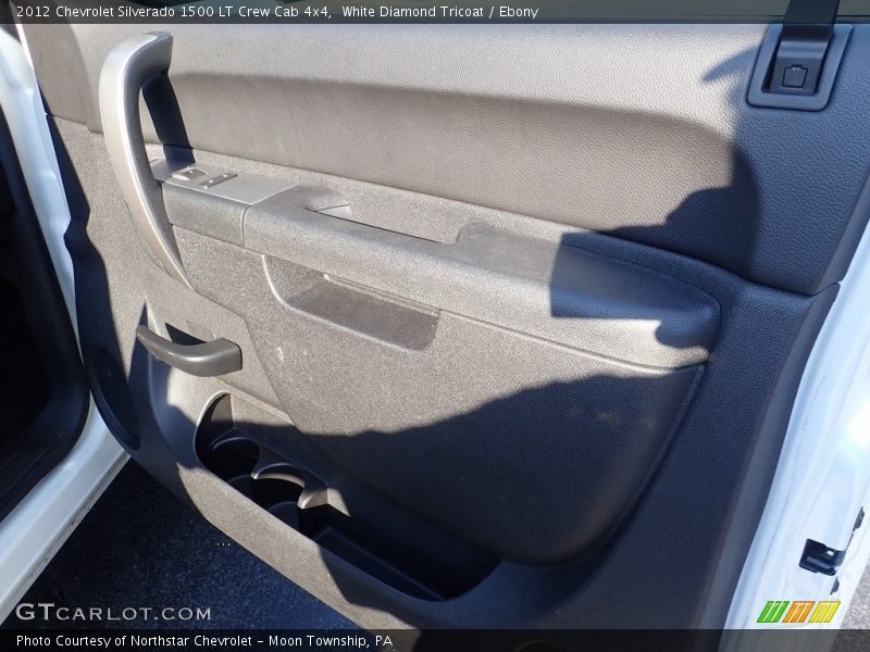 White Diamond Tricoat / Ebony 2012 Chevrolet Silverado 1500 LT Crew Cab 4x4