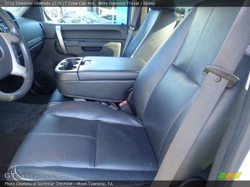 White Diamond Tricoat / Ebony 2012 Chevrolet Silverado 1500 LT Crew Cab 4x4