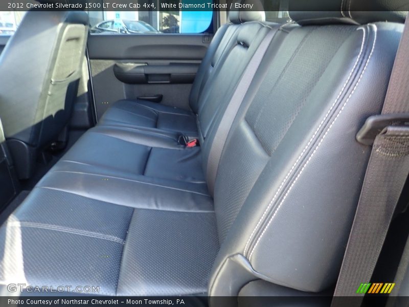 White Diamond Tricoat / Ebony 2012 Chevrolet Silverado 1500 LT Crew Cab 4x4