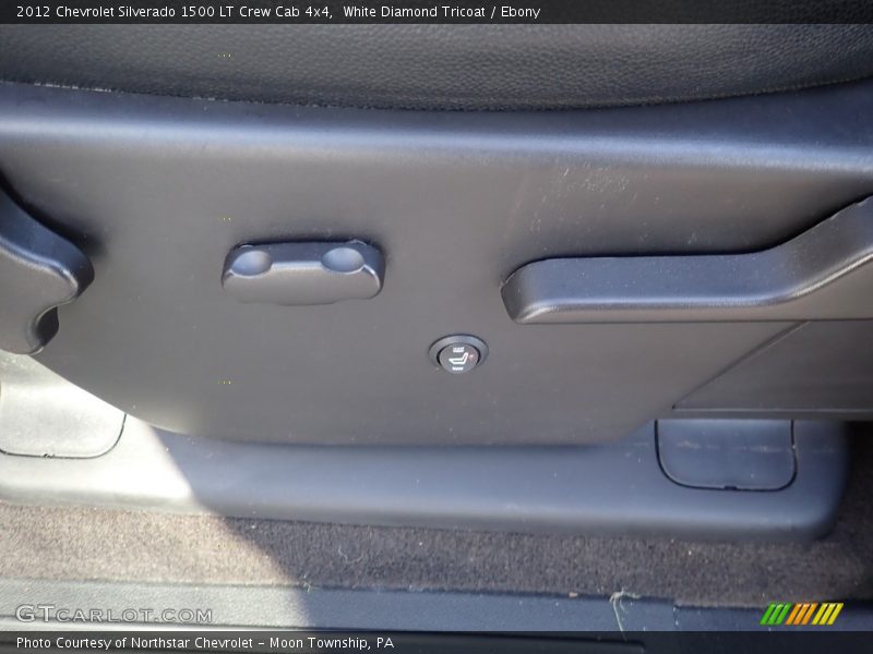 White Diamond Tricoat / Ebony 2012 Chevrolet Silverado 1500 LT Crew Cab 4x4