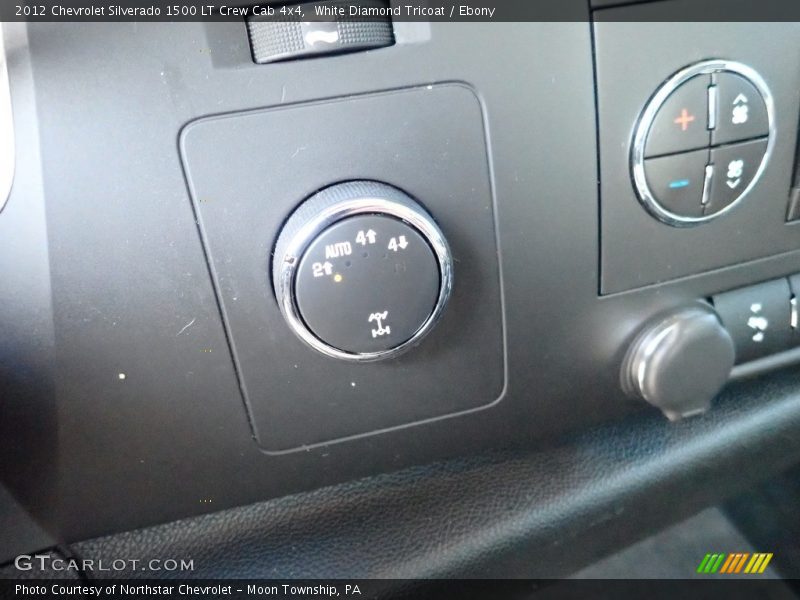 White Diamond Tricoat / Ebony 2012 Chevrolet Silverado 1500 LT Crew Cab 4x4