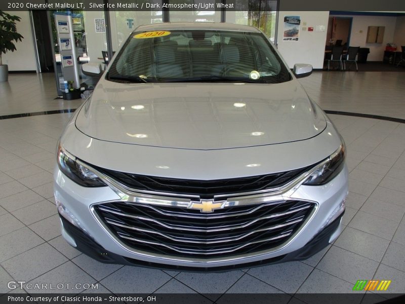 Silver Ice Metallic / Dark Atmosphere/Light Wheat 2020 Chevrolet Malibu LT