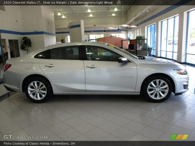 Silver Ice Metallic / Dark Atmosphere/Light Wheat 2020 Chevrolet Malibu LT