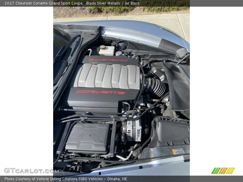 Blade Silver Metallic / Jet Black 2017 Chevrolet Corvette Grand Sport Coupe